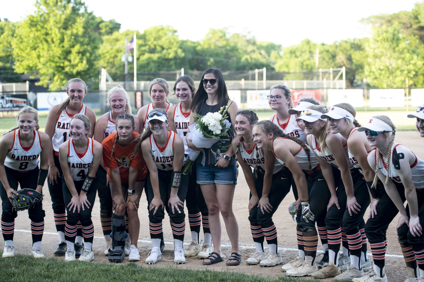 East vs Heelan softball